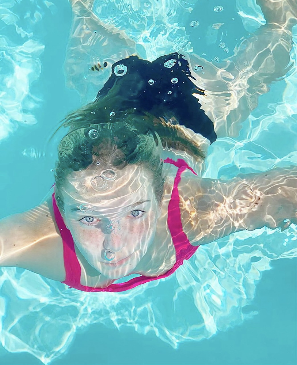 Underwater Pool Swimmer