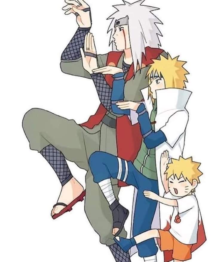 Jiraiya Minato Young Naruto