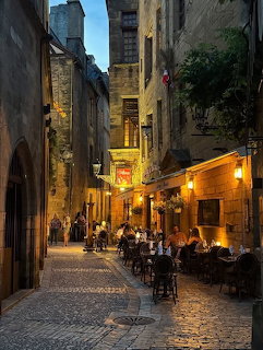 European Old Town Evening Street