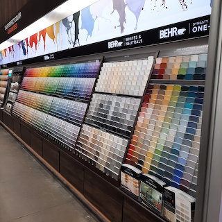 Paint Color Chip Display