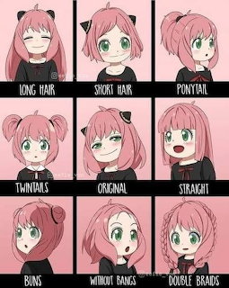 Anya Hair Styles
