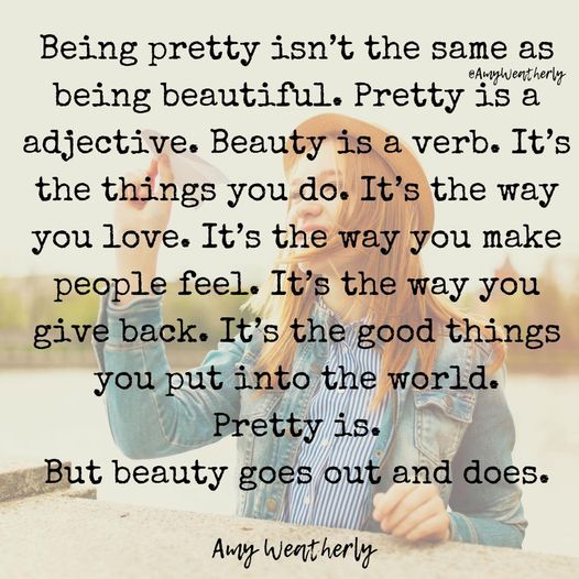Inspirational quote over a faded photo of a seated woman wearing a light sweater and jeans