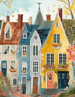 Colorful European Houses