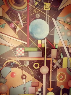 Abstract Geometric Art Composition
