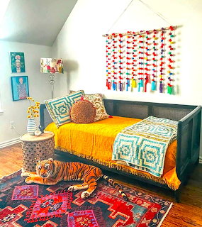 Colorful Boho Teen Bedroom