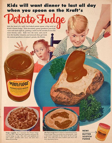 Vintage Potato Fudge Ad