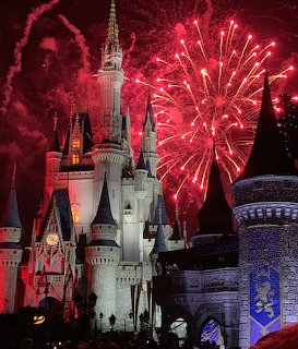 Cinderella Castle Fireworks Night