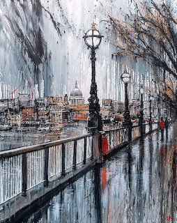 Rainy London Bridge View