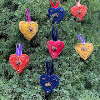 Christmas Heart Ornaments