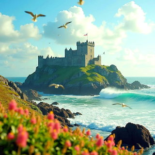 Castle on Coastal Island