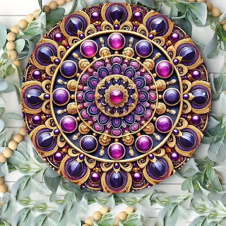 Jeweled Mandala Design