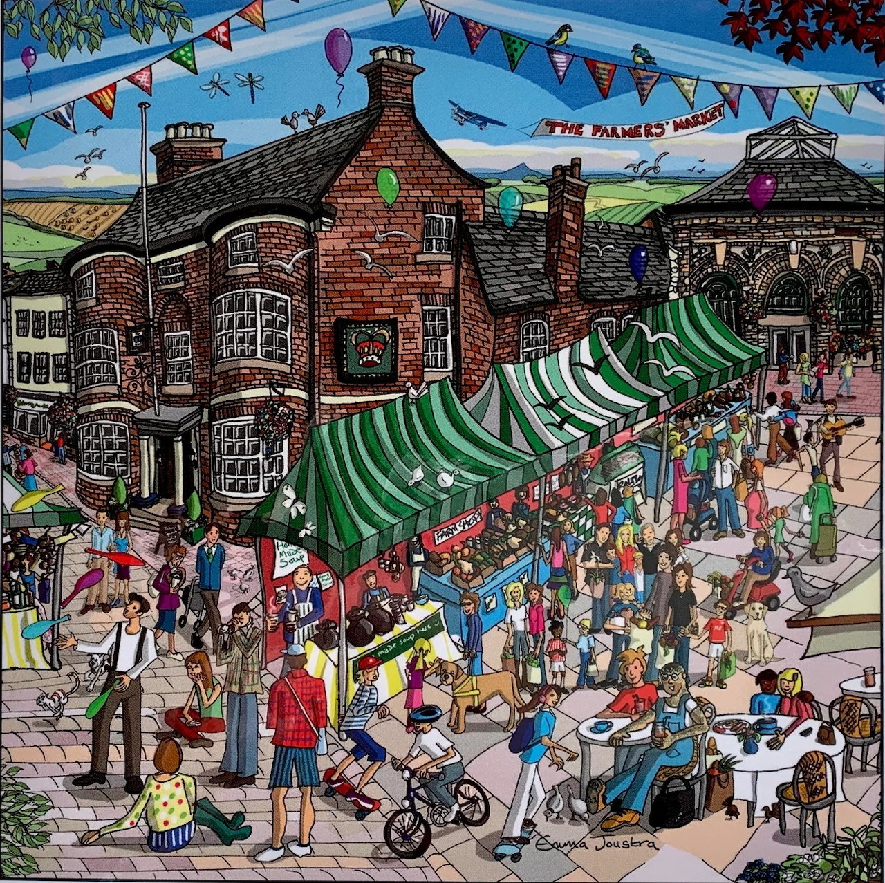 Village Farmers Market Scene