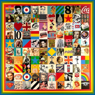 Pop Art Collage Grid
