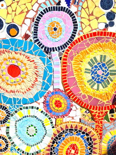 Colorful Mosaic Tile Circles