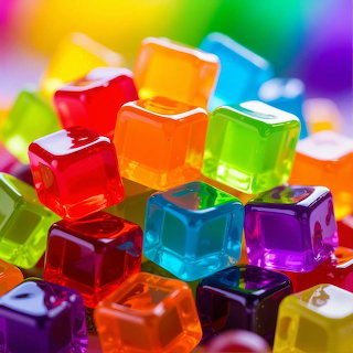 Colorful Jelly Cubes