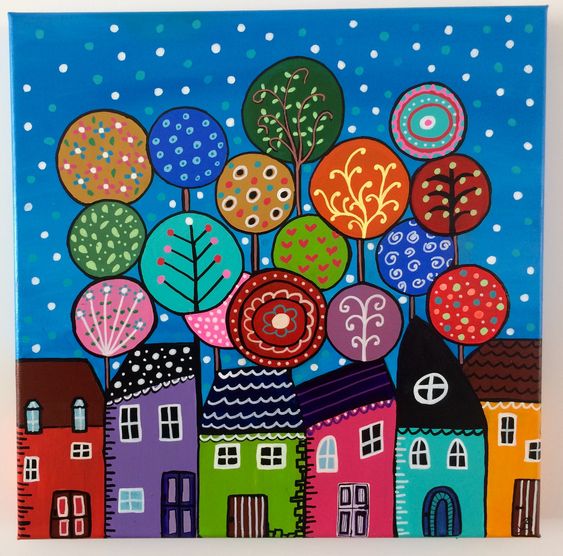 Colorful Trees Town
