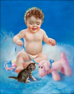 Baby at Play by Mabel Rollins Harris