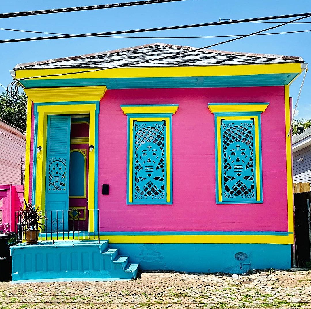 Colorful Pink House