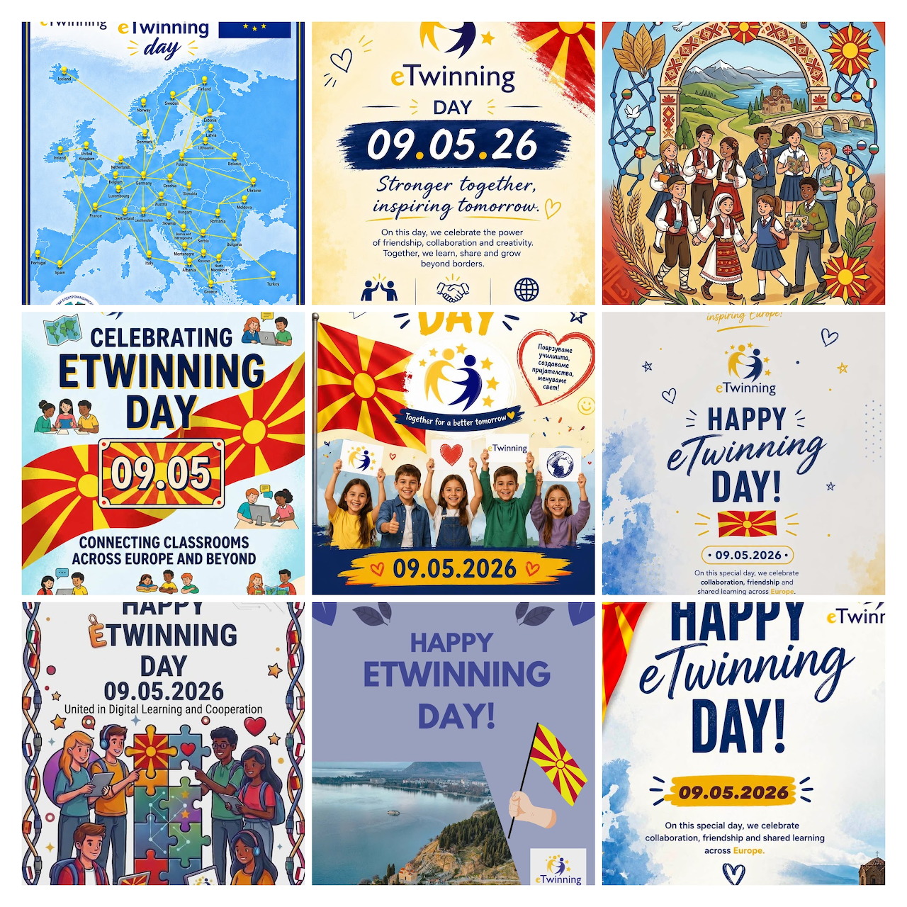 eTwinning Day Collage