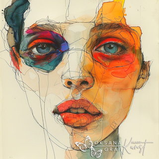 Oksana Graf Abstract Portrait