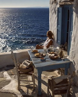 Seaside Breakfast Terrace View