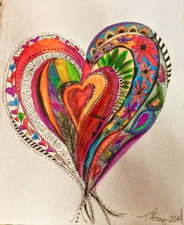 Colorful Heart Illustration