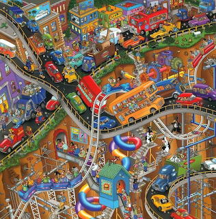 Traffic Rollercoaster City
