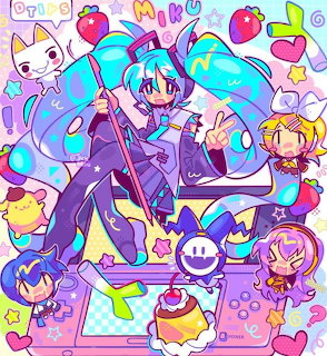 Miku x Nintendo Chibi Fanart