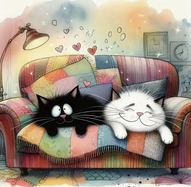 Comfy kitties