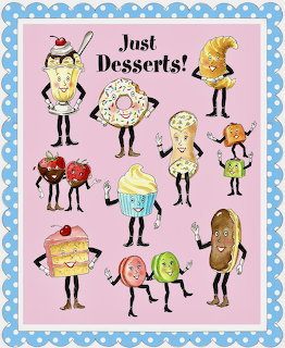 Cartoon Dessert Characters