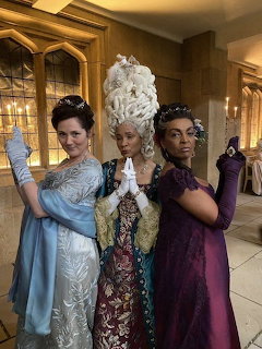 Three Women in Period Costumes