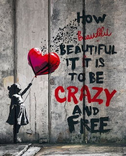 Banksy Girl with Heart Balloon