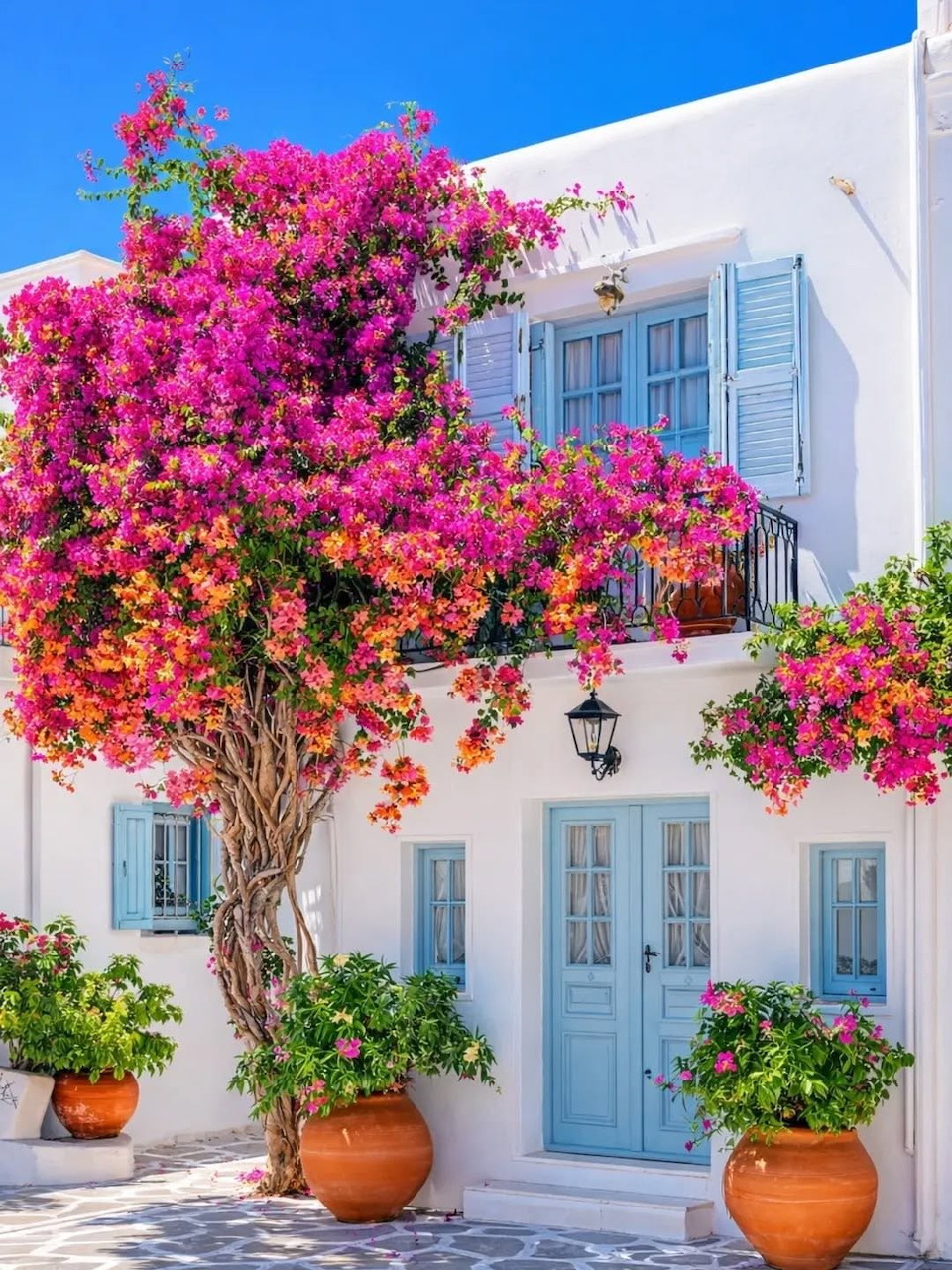 Greek House Facade