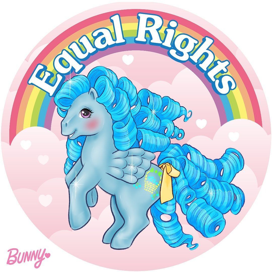 My Little Pony Blue Rainbow