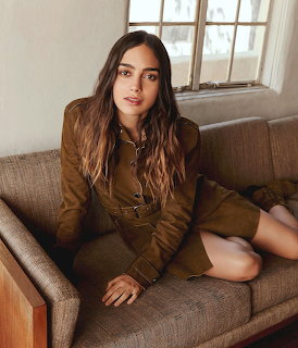 Melissa Barrera on Sofa