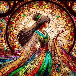 Princess Stained Glass Art