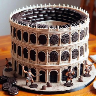 Colosseum Oreo Cake