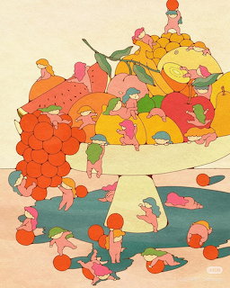 Fruit Kids by Asami Watanabe
