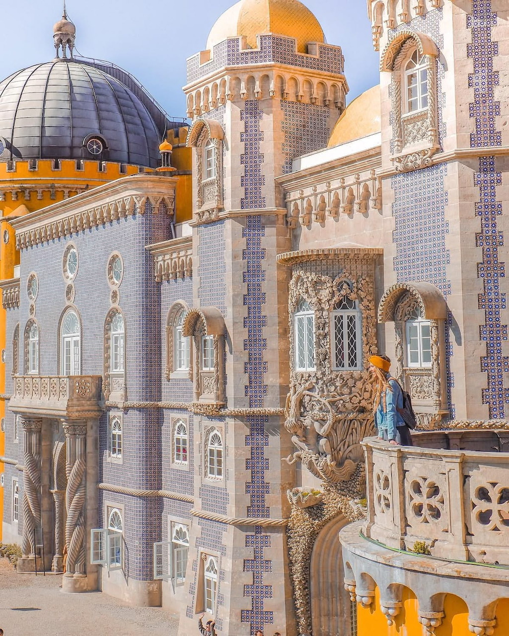 Lisbon Portugal cityscape with terracotta rooftops and historic buildings