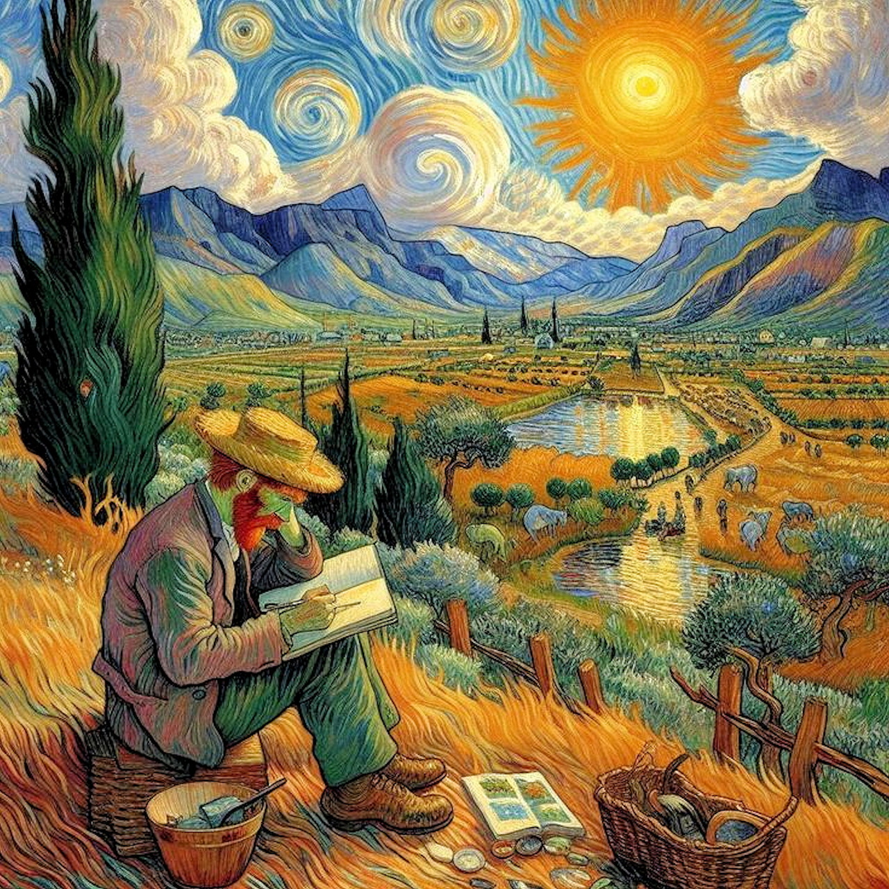 Van Gogh Style Painter