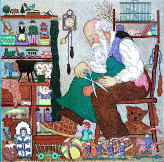 Santa Claus in Workshop