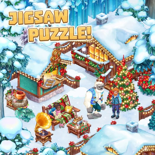 Christmas Yeti Scene