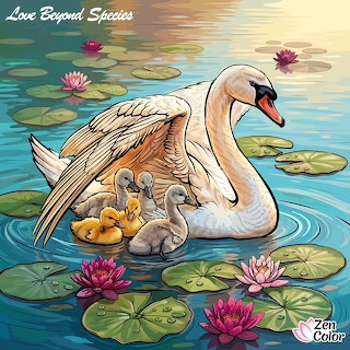 Swan with Cygnets