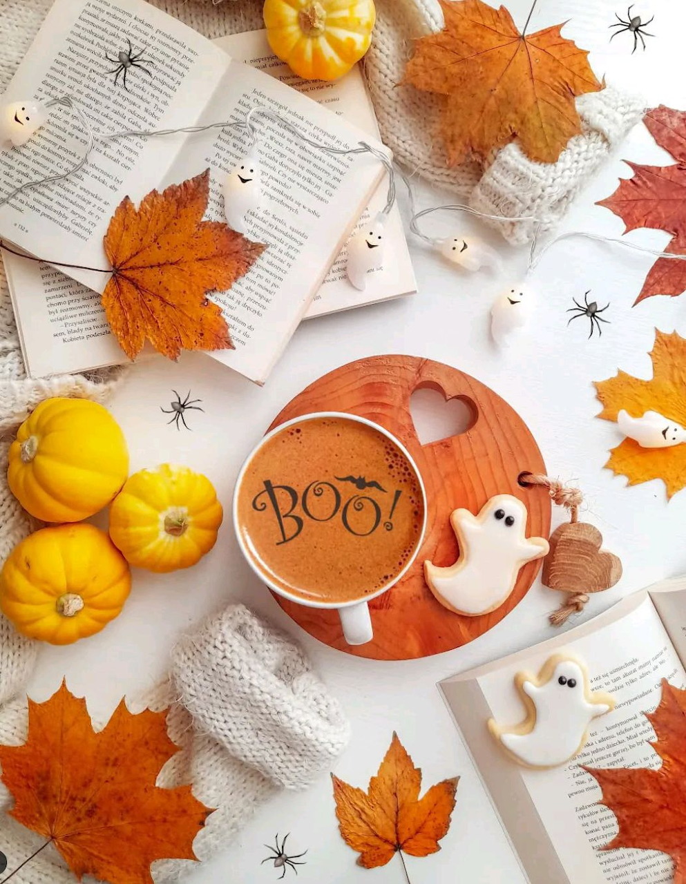 Halloween Autumn Flatlay