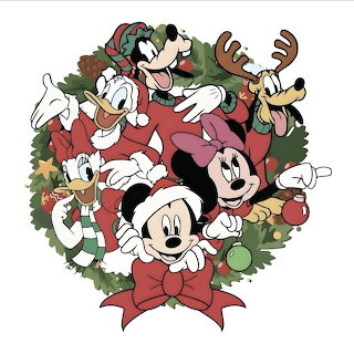 Mickey and Friends Christmas Wreath