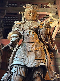 Japanese Temple Guardian Statue