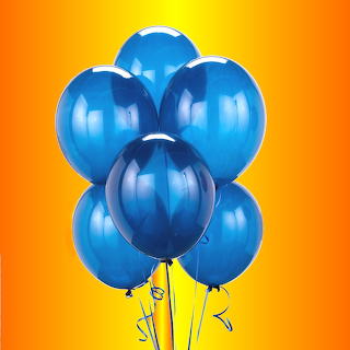 Blue Party Balloons