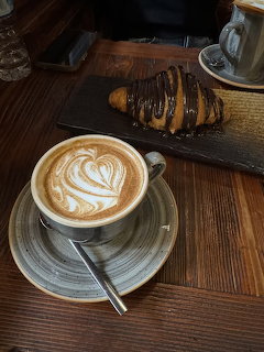 Latte and Croissant