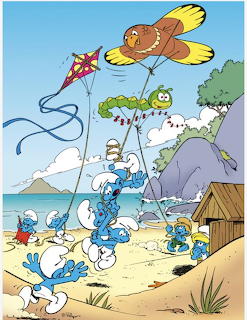 Smurfs Beach Scene
