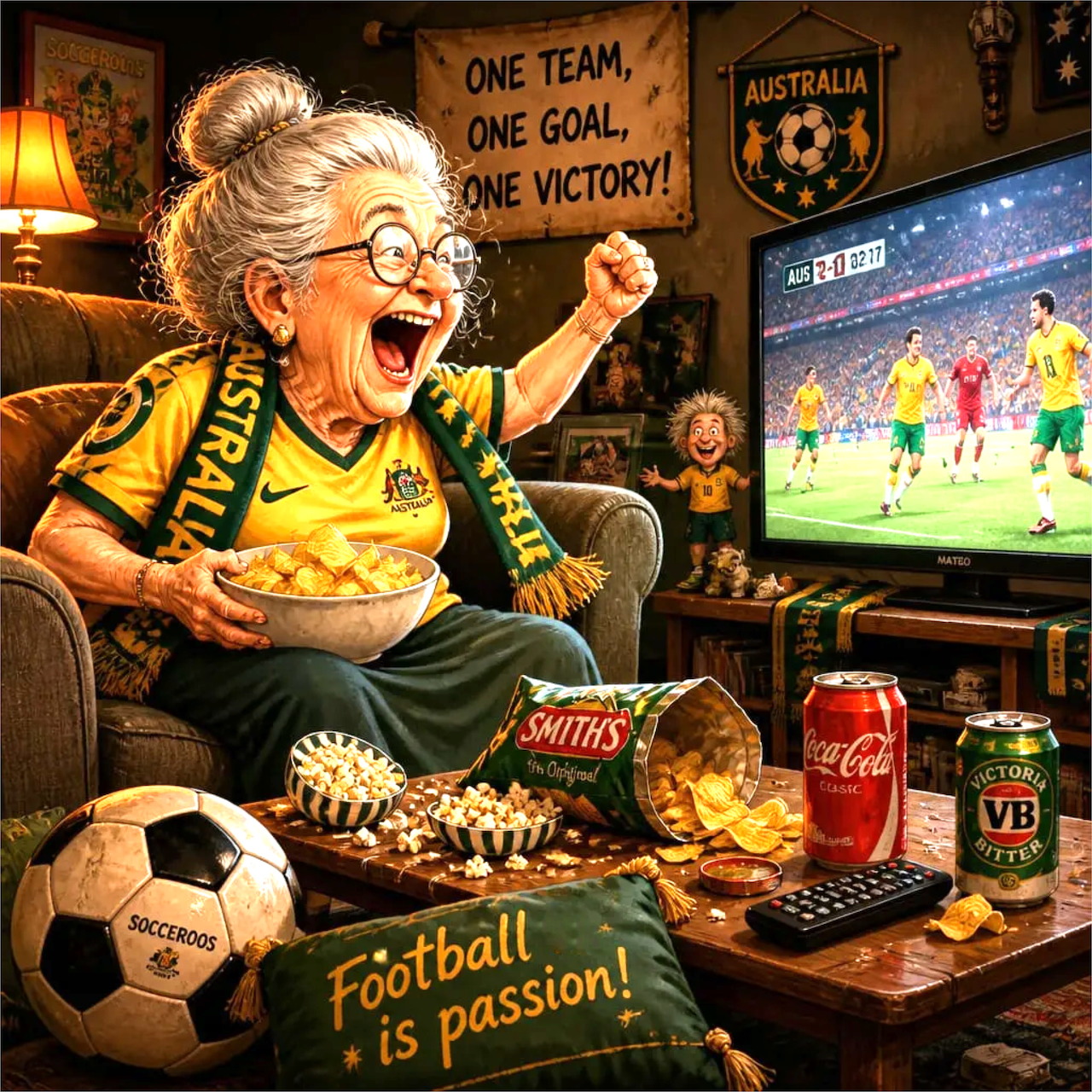 Soccer Fan Grandma